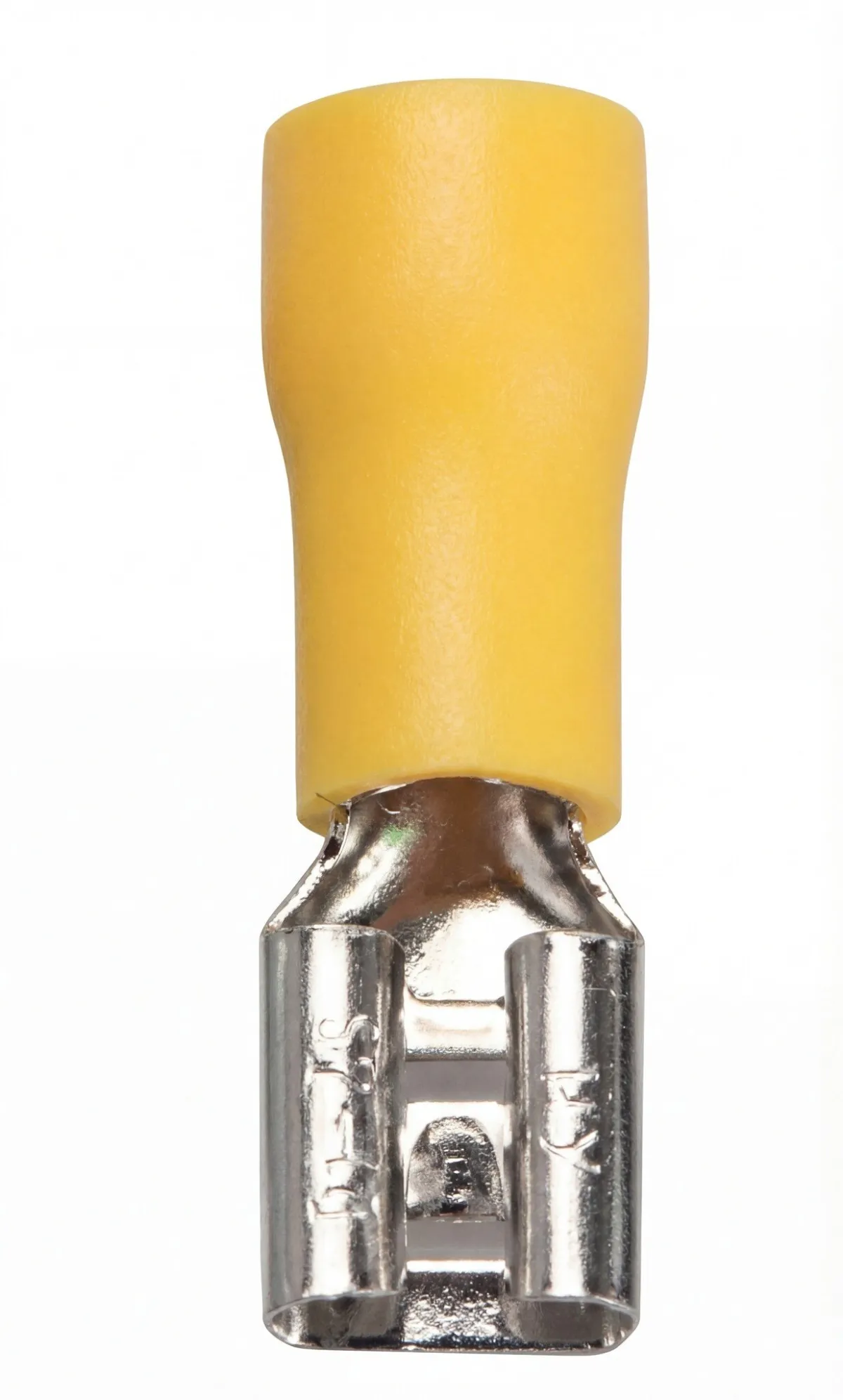 Capocorda femmina isolato 6,3 mm – giallo