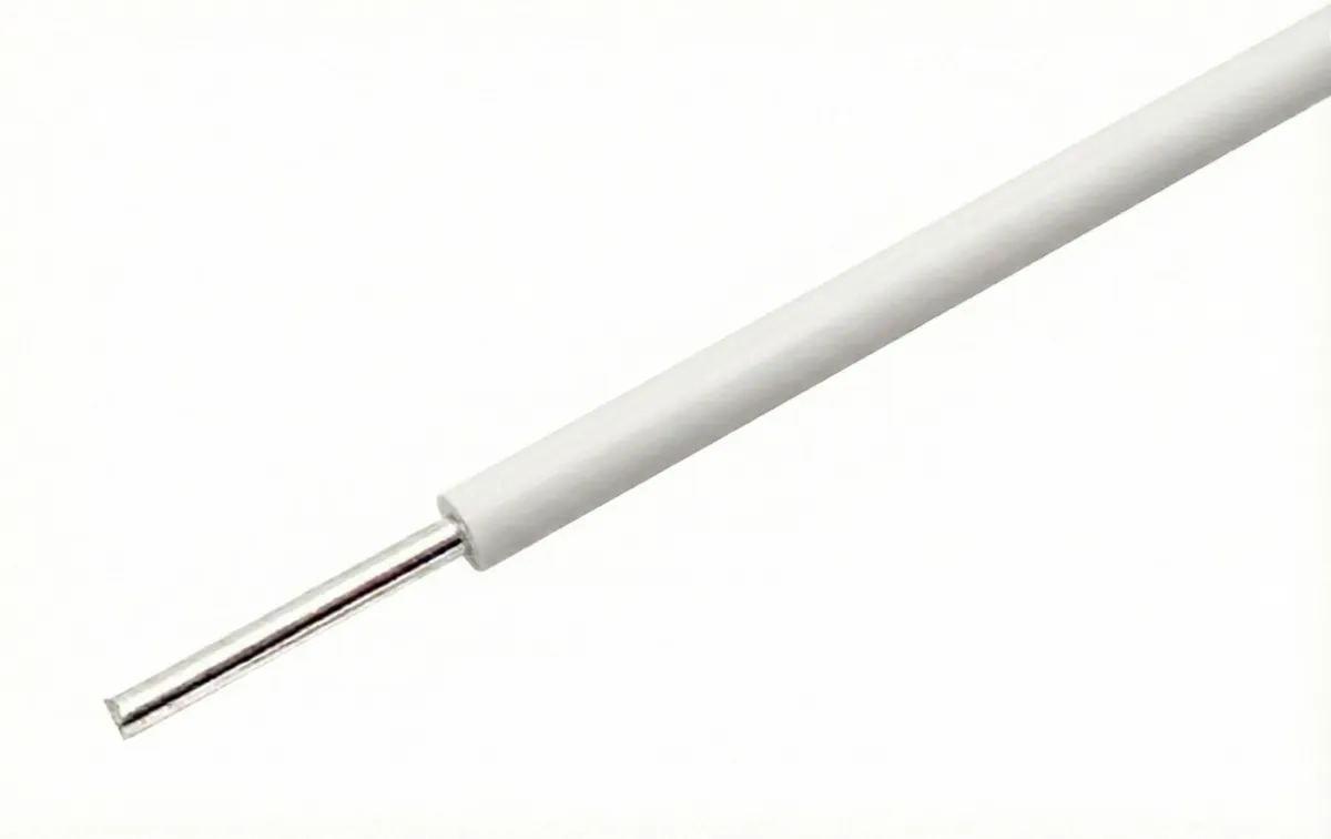 Filo bianco con anima piena 22AWG per breadboard al metro