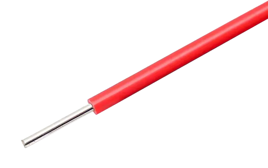 Filo rosso con anima piena 22AWG per breadboard al metro
