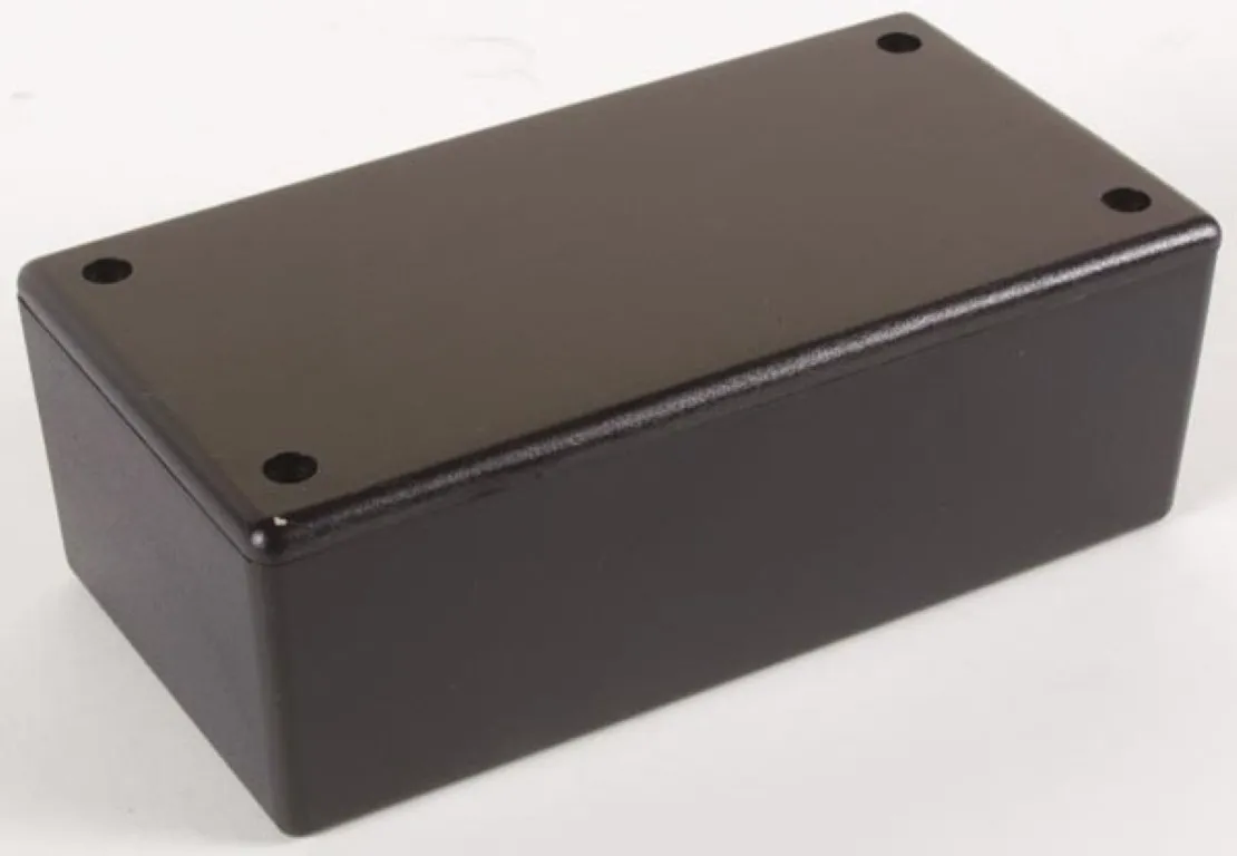 Custodia in plastica - Nero 130 x 70 x 45mm