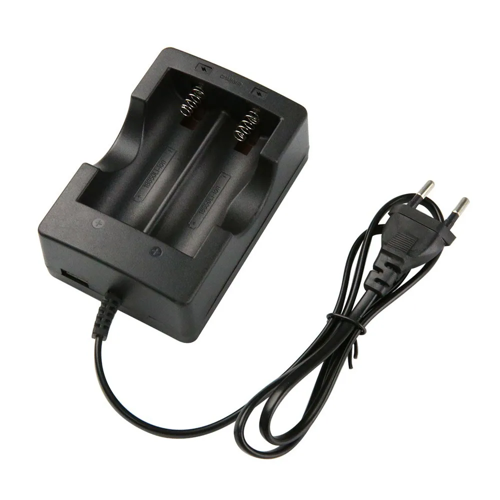 Caricatore per 2 batterie al litio 18650 3.6V / 3.7V / 4.2V
