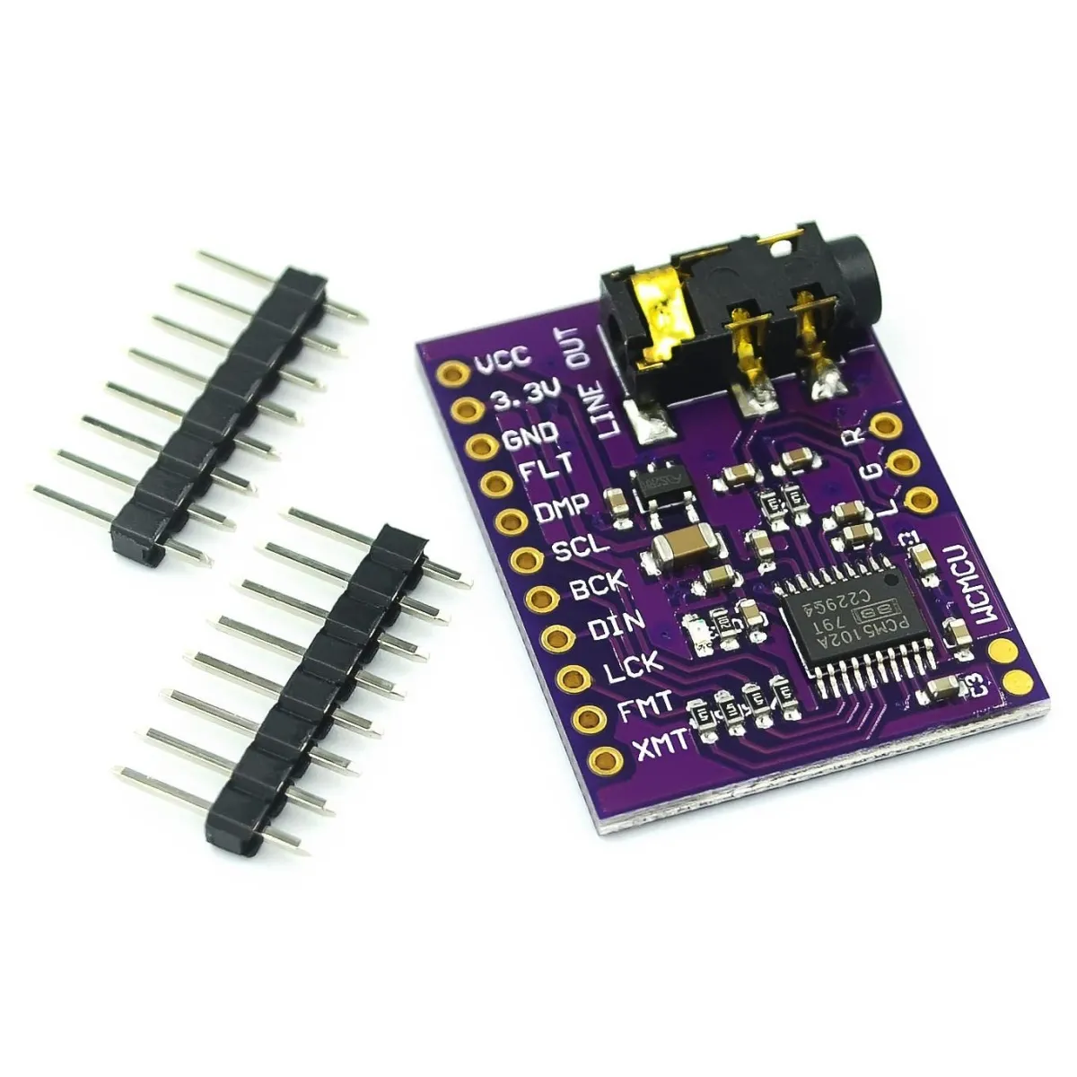 Modulo WCMCU-5102 DAC stereo convertitore digitale-analogico