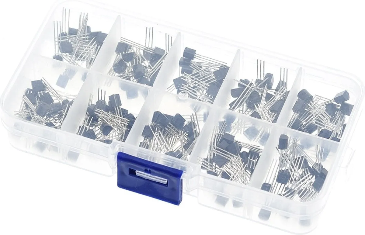 Set di 200 transistor 10 tipi common triode