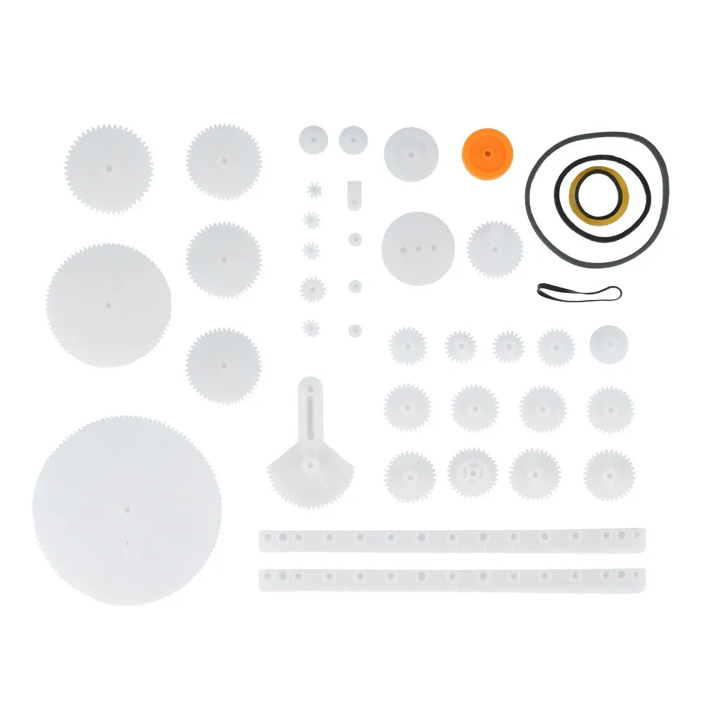 Assortimento di ingranaggi robotica DIY (34 pezzi)