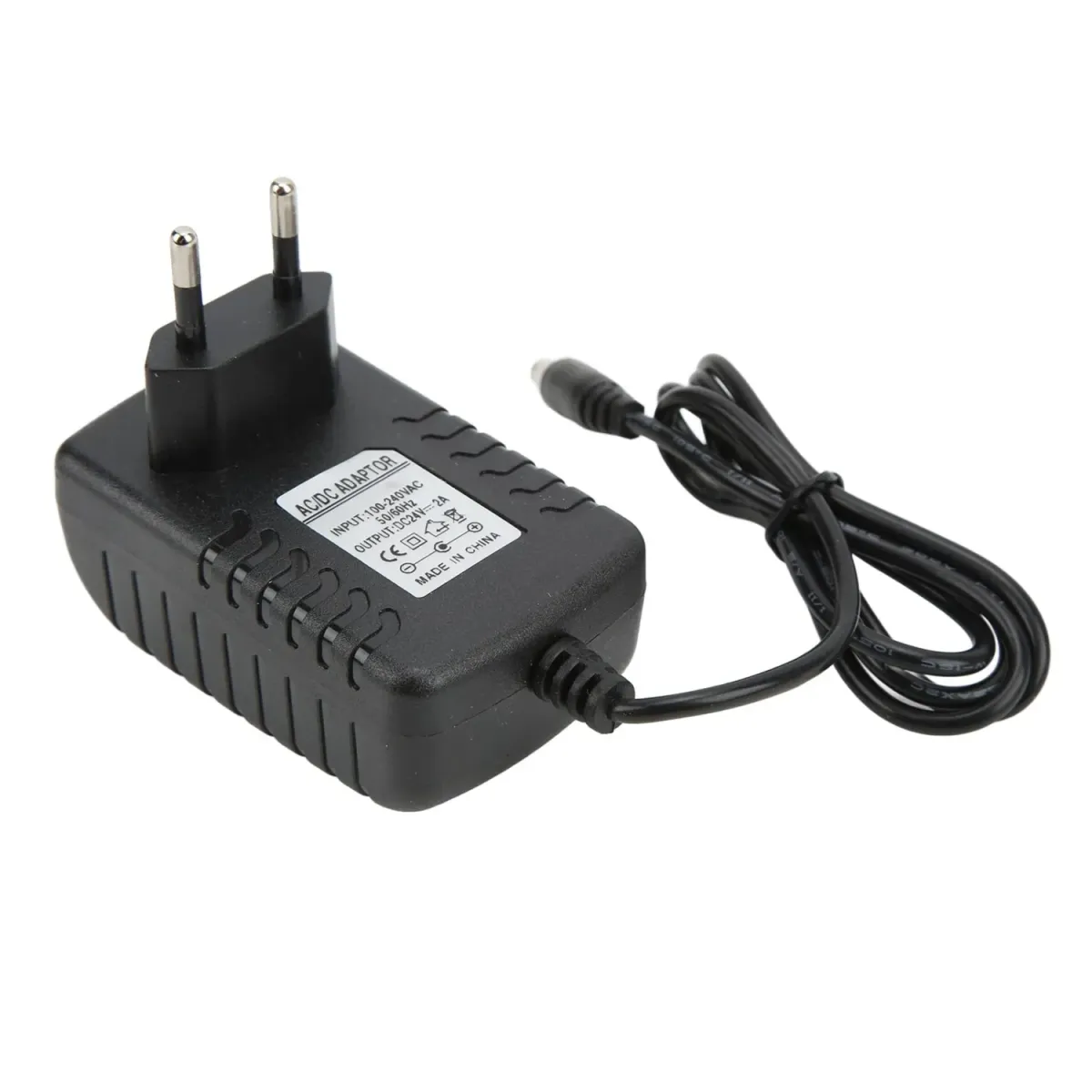 Alimentatore 24V 2A adattatore jack 5.5mm x 2.5mm