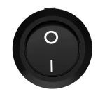 Interruttore a bilanciere ON/OFF rotondo da incasso 15mm – 1
