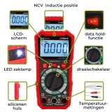 Multimetro digitale Velleman CAT III 600V – 2