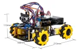 Auto robotica ACEBOTT ESP32 con trazione 4x4 a ruote mecanum | Fai da te | STEM – 2