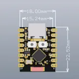 ESP32-C3 Super Mini Wi-Fi & BLE Con 4MB Flash – 2