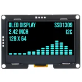 Display OLED da 2.4 inch 128x64 Blu I2C SSD1309 3.3V – 1