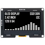 Display OLED da 2.4 inch 128x64 Bianco I2C SSD1309 3.3V – 1