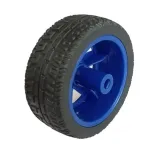 Ruota con gomma per robot o smart car Blu – 2