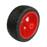 Ruota con gomma per robot o smart car Rosso – 2