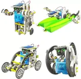 Kit educativa di energia solare Robot solare 14 in 1 – 4