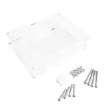 Custodia in acrilico per tester transistor LCR-T4 ESR - Trasparente – 1