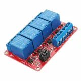 Modulo relè 5v | 4 canali rosso – 1