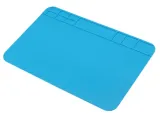 Tappetino da saldatura flessibile in silicone 30x20cm blu – 1