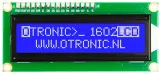 LCD 1602 con retroilluminazione blu con I2C pre-saldato – 1