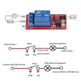 Modulo relè a infrarossi 12V con telecomando (batteria inclusa) - 1 canale – 3