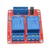 Modulo relè 5 V, 2 canali, con terminali a vite e optocoupler – 1