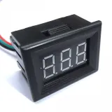 Voltmetro 0-100V - Rosso, 0.56 inch, 3 Fili – 4