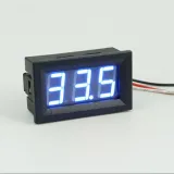 Voltmetro 0-100V - Blu, 0.56 inch, 3 Fili – 6