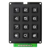 Keypad matrice 3x4 nero – 2