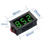 Voltmetro 3,5V-30V -  Verde, 0.56 inch, da incasso – 3