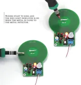 Rilevatore di metalli - Kit di saldatura DIY per principianti - Educazione STEM – 6