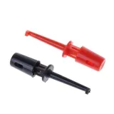 Mini clip di test con gancio a molla per PCB SMD IC  43mm  - Rosso – 3
