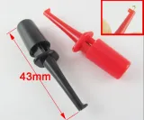 Mini clip di test con gancio a molla per PCB SMD IC  43mm  - Nero – 1