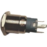 Pulsante | Moment - puls | 5V LED BLU | ACCIAIO INOX | 16mm – 3