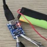 Caricabatterie per batteria al litio 18650 con Micro USB 5V 1A TP4056 – 2