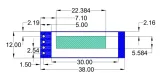 Mini display OLED bianco 0.91 inch 128x32 I2C – 4