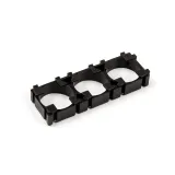 Portabatterie 18650 per 3 batterie con morsetto commutabile – 2