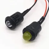 Clip di montaggio per LED - 5mm nero – 2