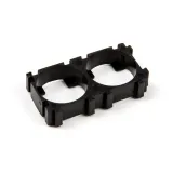 Portabatterie 2x 18650 con morsetto commutabile – 2
