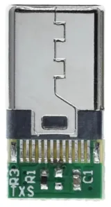 Scheda breakout USB-C Male Socket – 2