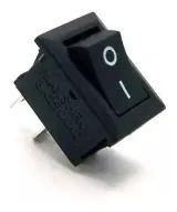 Mini interruttore a bilanciere ON/OFF KCD11 250V 3A – 1
