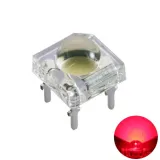 LED 5mm Super Flux Piranha 4pin - Rosso – 1