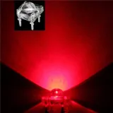 LED 5mm Super Flux Piranha 4pin - Rosso – 5