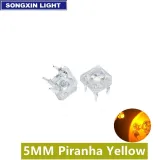 LED 5mm Super Flux Piranha 4pin - Giallo – 2