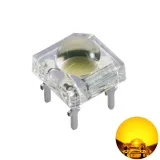LED 5mm Super Flux Piranha 4pin - Giallo – 4