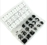 Kit di 225 O-ring NBR neri 15 misure diverse – 1