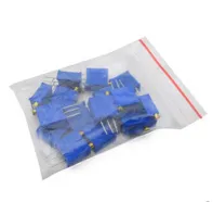 Set di trimmer/potenziometri in 15 diversi valori   3296W