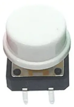 Pulsante | momentaneo - impulso | 12x12x7 | Bianco