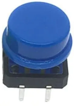 Pulsante | momentaneo - impulso | 12x12x7 | Blu