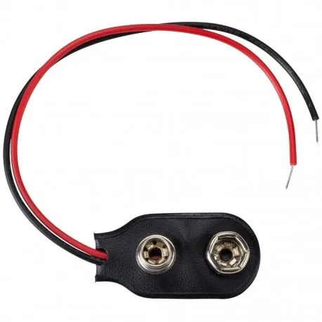 Connessione clip batteria 9V