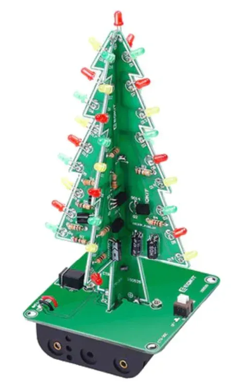 Immagine della scheda dell'albero di Natale assemblata