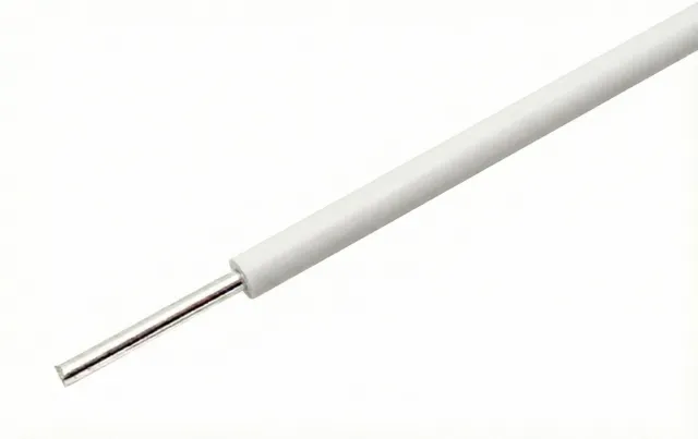 Filo bianco con anima piena 22AWG per breadboard al metro